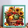 Sunflower Fruit Box-11CT Stamped Cross Stitch 40*40cm/15.75*15.75in