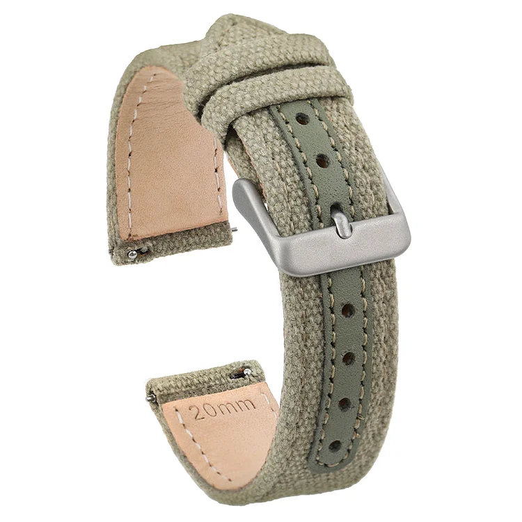 Leather Nylon Canvas Strap Watchband San Martin Watch san martin watchSan Martin Watch