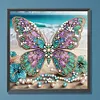 Papillon de plage-peinture diamant en forme sp&eacute;ciale-30*30cm