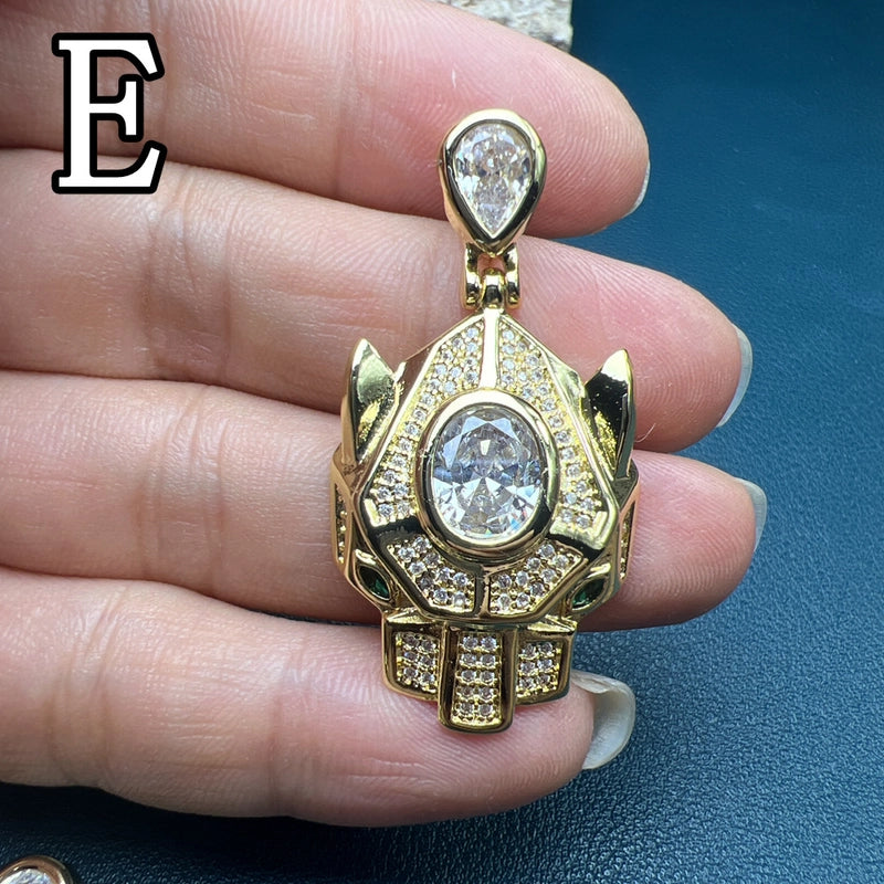 1 Piece Copper Angel Wings Pendant