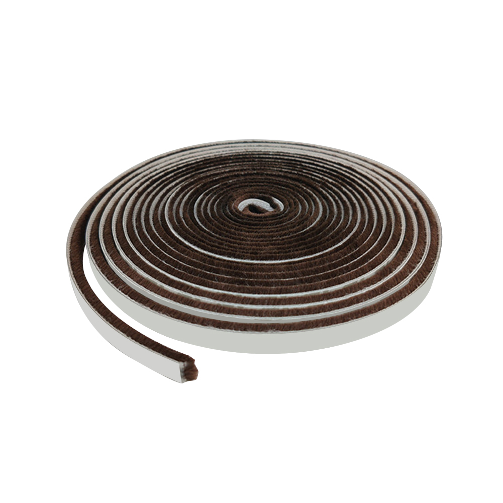 

Self Adhesive Door Window Sealing Brush Strip Sound Insulation Strip Gasket, White, 501 Original