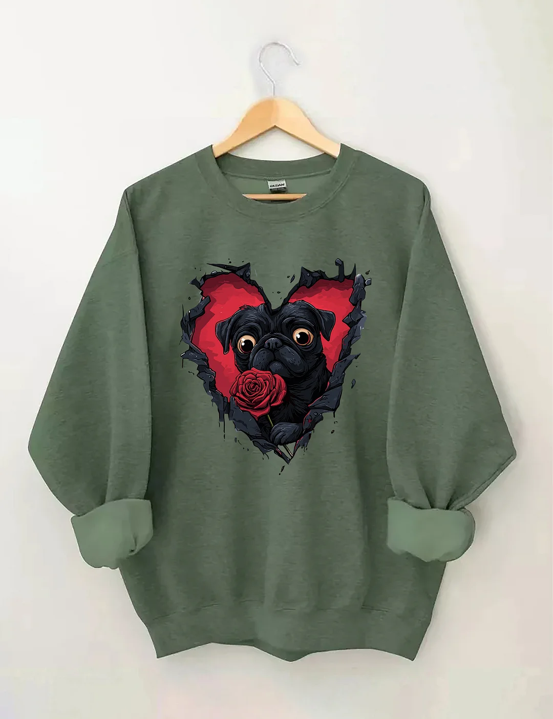 Dog Lover Valentine Sweatshirt