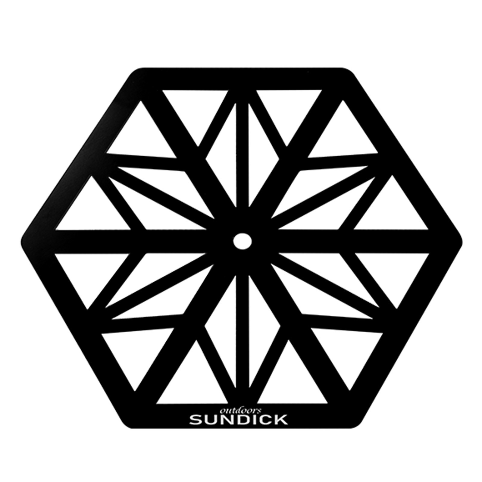 

SUNDICK Outdoor Pole Table Portable Round Umbrella Lamp Pole Mount Cup Tray, 501 Original
