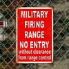Military Shooting Ranges Off-limits - Metal Tin Signs(8*12Inch/12*16Inch)