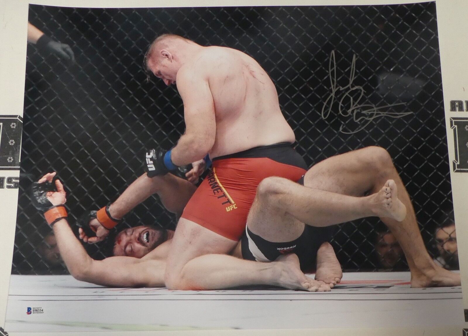 Josh Barnett Signed 16x20 Photo Poster painting BAS COA UFC Fight Night 93 Picture Autograph '16