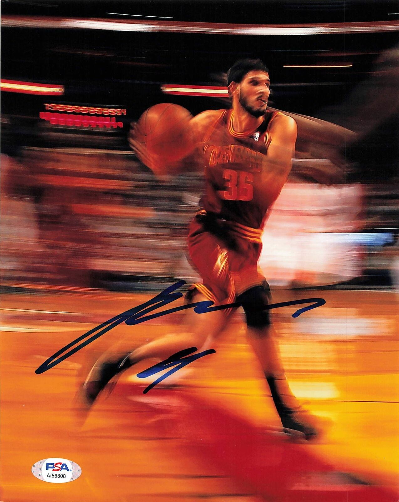 Omri Casspi Signed 8x10 Photo Poster painting PSA/DNA Cleveland Cavaliers Autographed