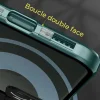 Coque Transparente magnétique pour iPhone avec Boucle Bouble Face
