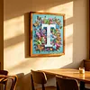Butterfly Flower T 5D Partial Drill DIY Diamond Painting Kit 30*30cm