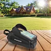 1.5L Bike Front Frame Bag Hard Shell Cycling Pouch for Road Bikes Mountain Bikes