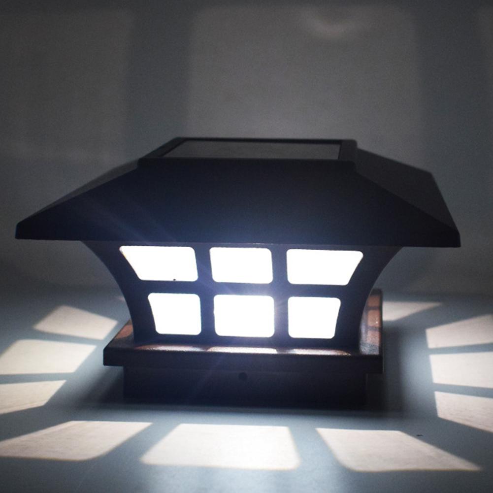 

Solar LED Pillar Lamp Waterproof Intelligent Light Control for Garden Yard, 501 Original