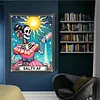 Skullgirl-11CT Stamped Cross Stitch 50*65cm/19.69*25.59in (Big Size)