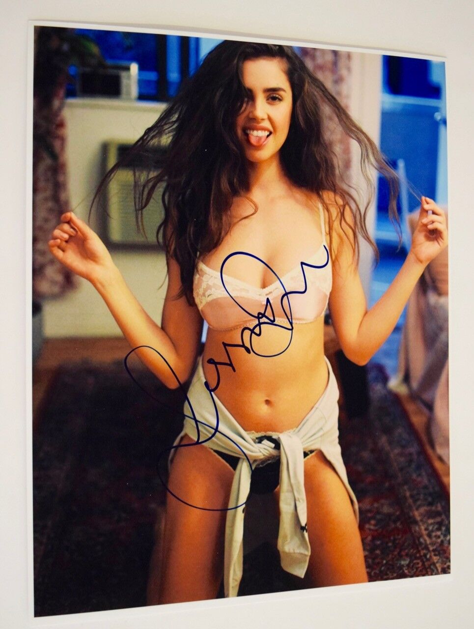 Jessica Buch Signed Autographed 11x14 Photo Poster painting Hot Sexy Model COA AB