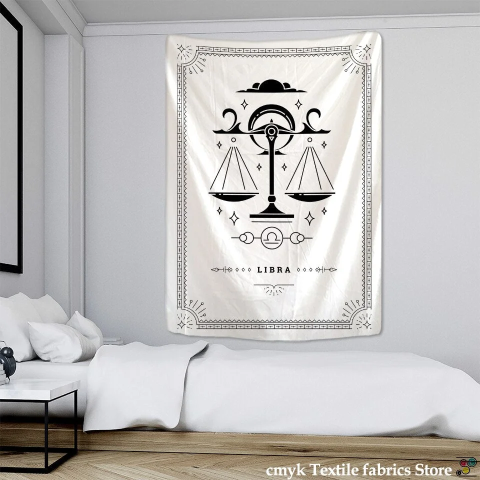 Divination Tarot Tapestry Wall Hanging Constellation Mandala Psychedelic Good Luck Hippie Witchcraft Room Home Decor