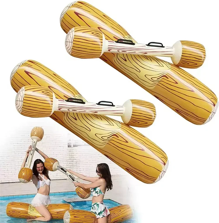 Summer Pool Battle Inflatable Log Set