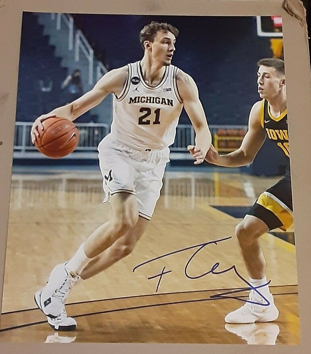 Franz Wagner Michigan Wolverines SIGNED AUTOGRAPHED 8x10 Photo Poster painting COA Orlando Magic