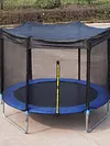 Round Sun Protection Canopy Tear  Weather  Outdoor Protector Multi Purpose Full Coverage Sunshade for Backyard Garden Lawn Patio Use