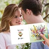 (US Local)6Pcs Flower Bucket DIY Diamond Painting Card for Holiday Party Favors for Kids Greeting Card Kit