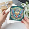 uk.everydayedeals 6Pcs DIY Diamond Painting Greeting Card - Flowers