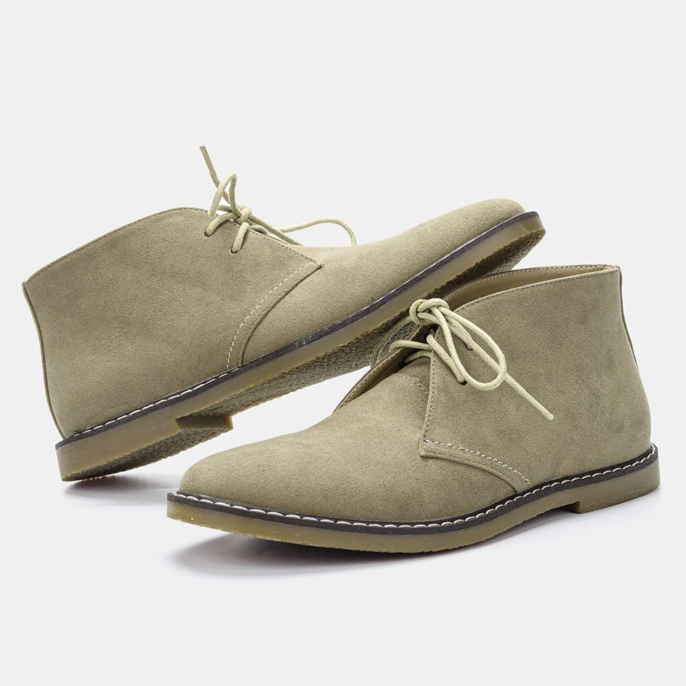 Men's Suede  Desert boots high quality American Style Casual Ankle boots Handmade Shoes for men #KD683