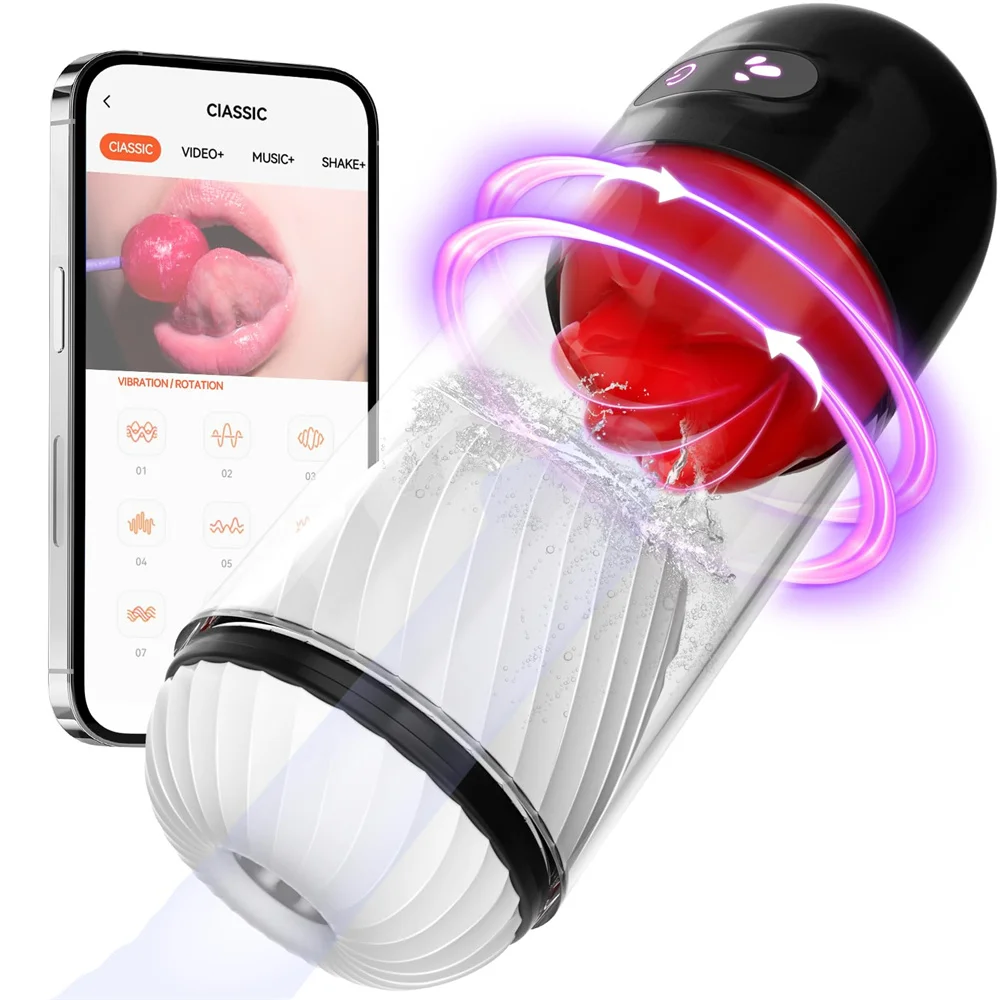 Male Masturbator Male Sex Toys For Men Penis Vibrator With App