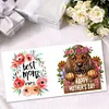 uk.everydayedeals 6Pcs DIY Diamond Painting Greeting Card - Mothers Day Dog
