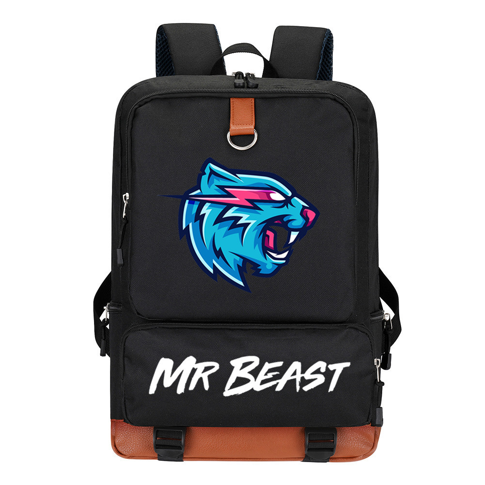 Mr Beast Backpack for Kids Teens Mr Beast School Bag Ideal Present