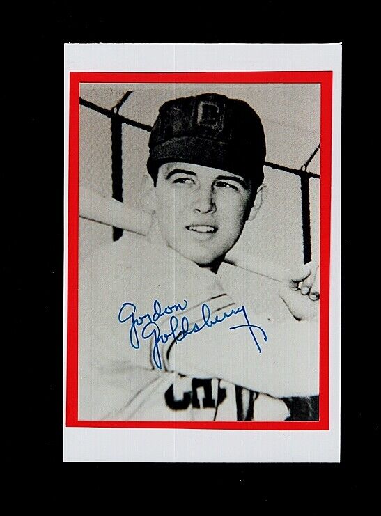 1949-51 GORDY GOLDSBERRY-CHICAGO WHITE SOX AUTOGRAPHED GLOSSY 4X6 Photo Poster painting -(d.96)