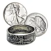 Men's Silver Rings - Handcrafted Morgan Silver Dollar Rings Made in the USA | Men's Silver Rings Crafted from Genuine Silver Coins | Men's Genuine Silver Rings | Turn into a Treasure