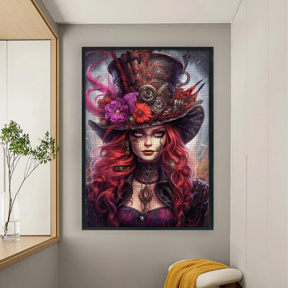 11CT Full Stamped Cross Stitch - Stain Glass Petra Ancient (Canvas|50*50CM) - Eco-Friendly Cotton Thread