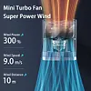 Portable Handheld Turbo Fan Desktop Cooling Fan 100 Gear Wind for Outdoor Travel