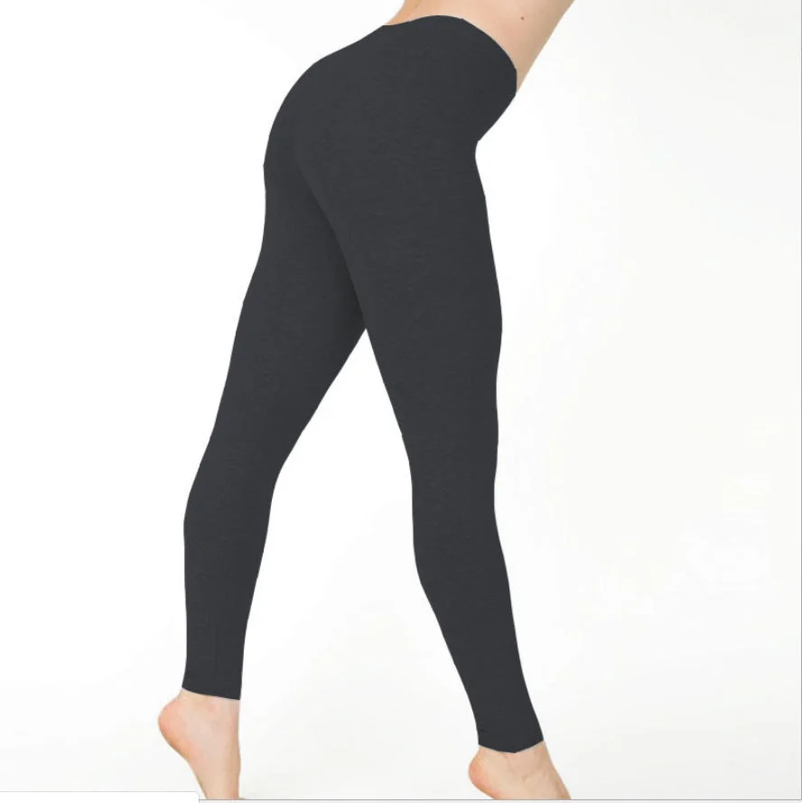Brownm Low Waist Slim Cropped Cotton Leisure Hip Leggings