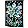 (US Local)Flower Special Shaped Diamond Painting Journal Notebook for Adults Students