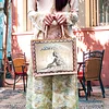 DIY Diamond Painting Umbrella Beauty Linen Waterproof Handbag Shopping Storage Bag Totes Kit