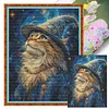 Magic Cat-14CT Stamped Cross Stitch Egyptian Cotton 70*90cm/27.56*35.43in (Big Size) tapestrymarket