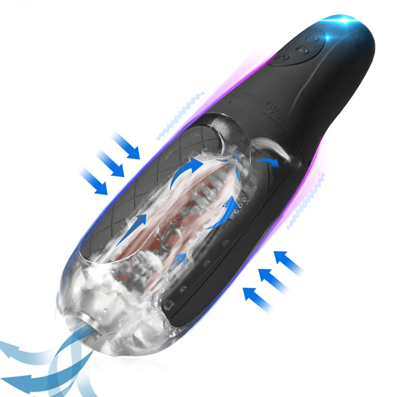 Automatic Deep Throat Suction Masturbation Cup Male Electric Training Masturbator Sex Toy Rosetoy Official