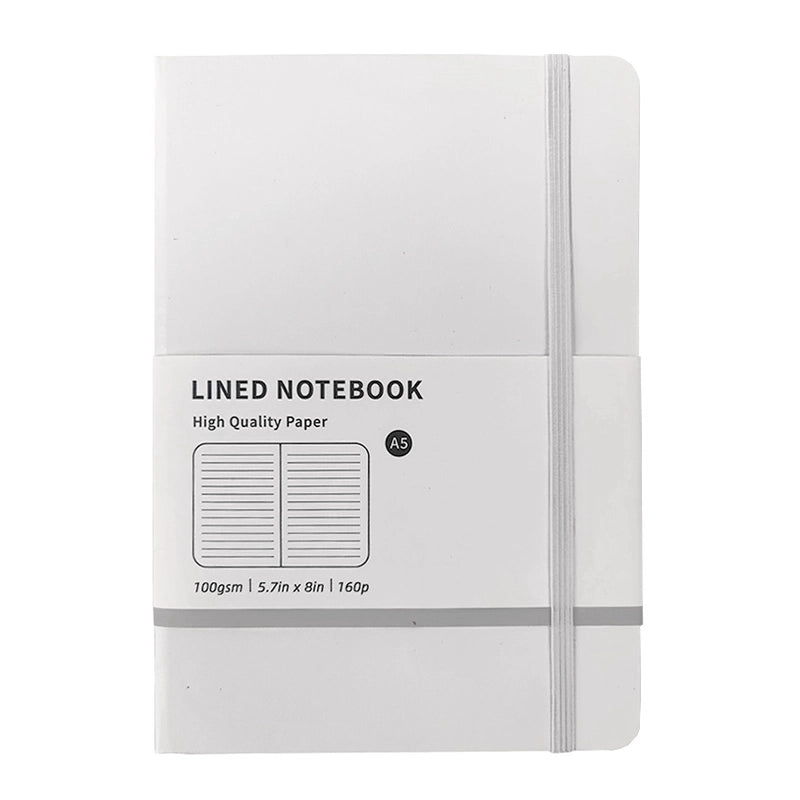 1 Piece Solid Color Learning Paper Preppy Style Notebook