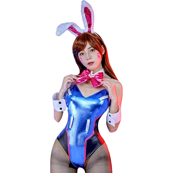 Bunny Costume Women Dva Costume Bunny Suit Sexy Cosplay Hana Song Cosplay Outfits