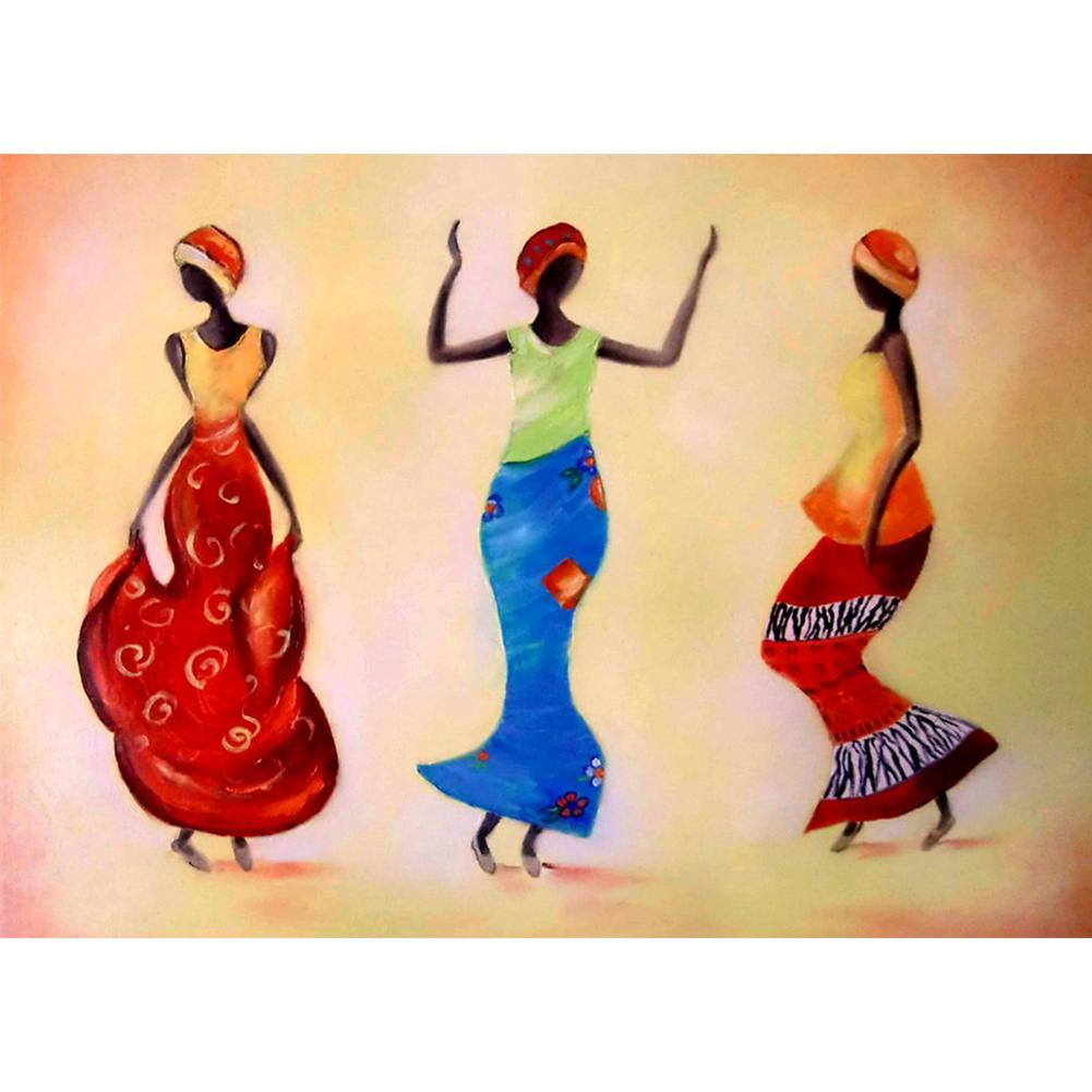

Dancing Ladies-Round Drill Diamond Painting-40*30CM, 501 Original