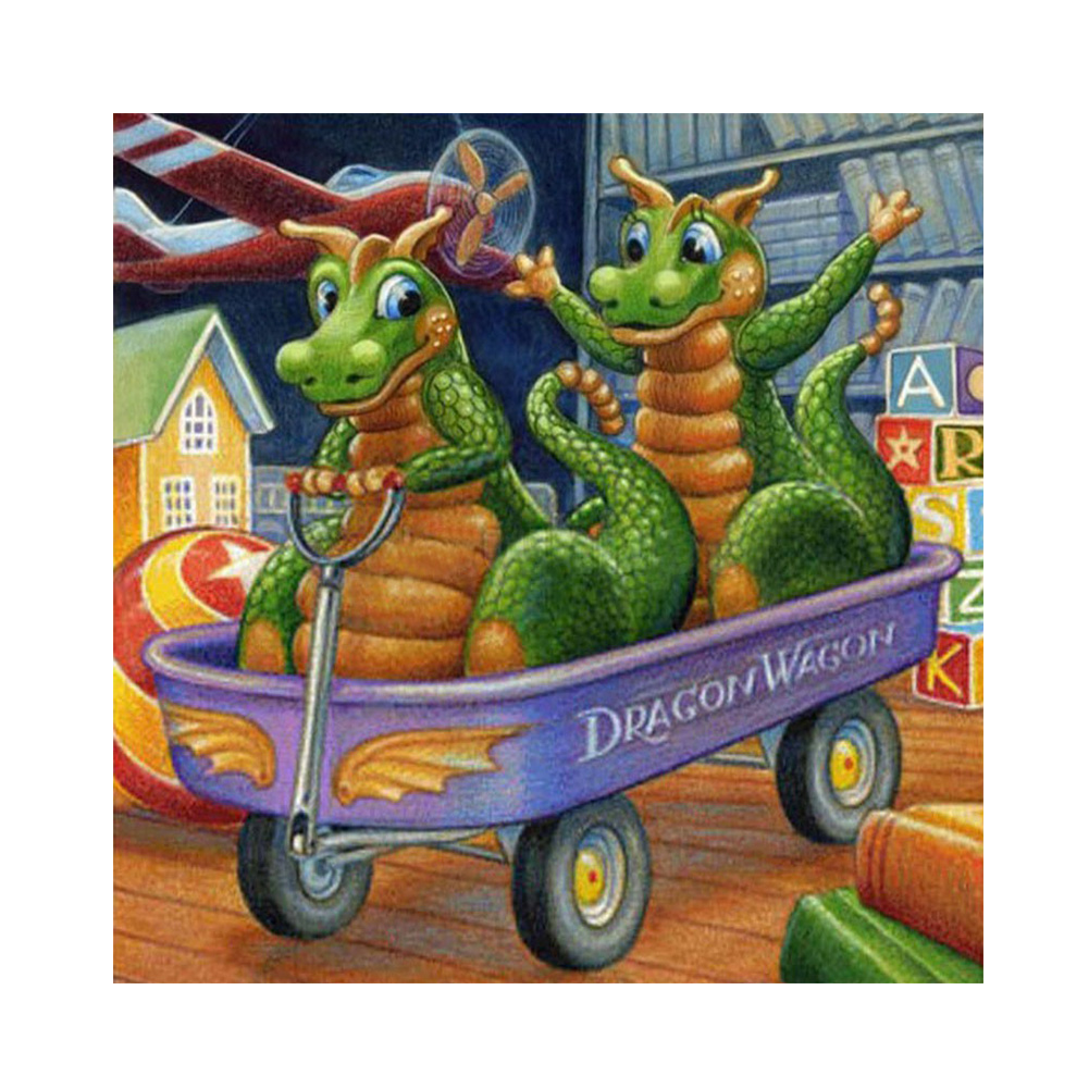 

Green Dragon - Round Drill Diamond Painting - 30*30CM, 501 Original