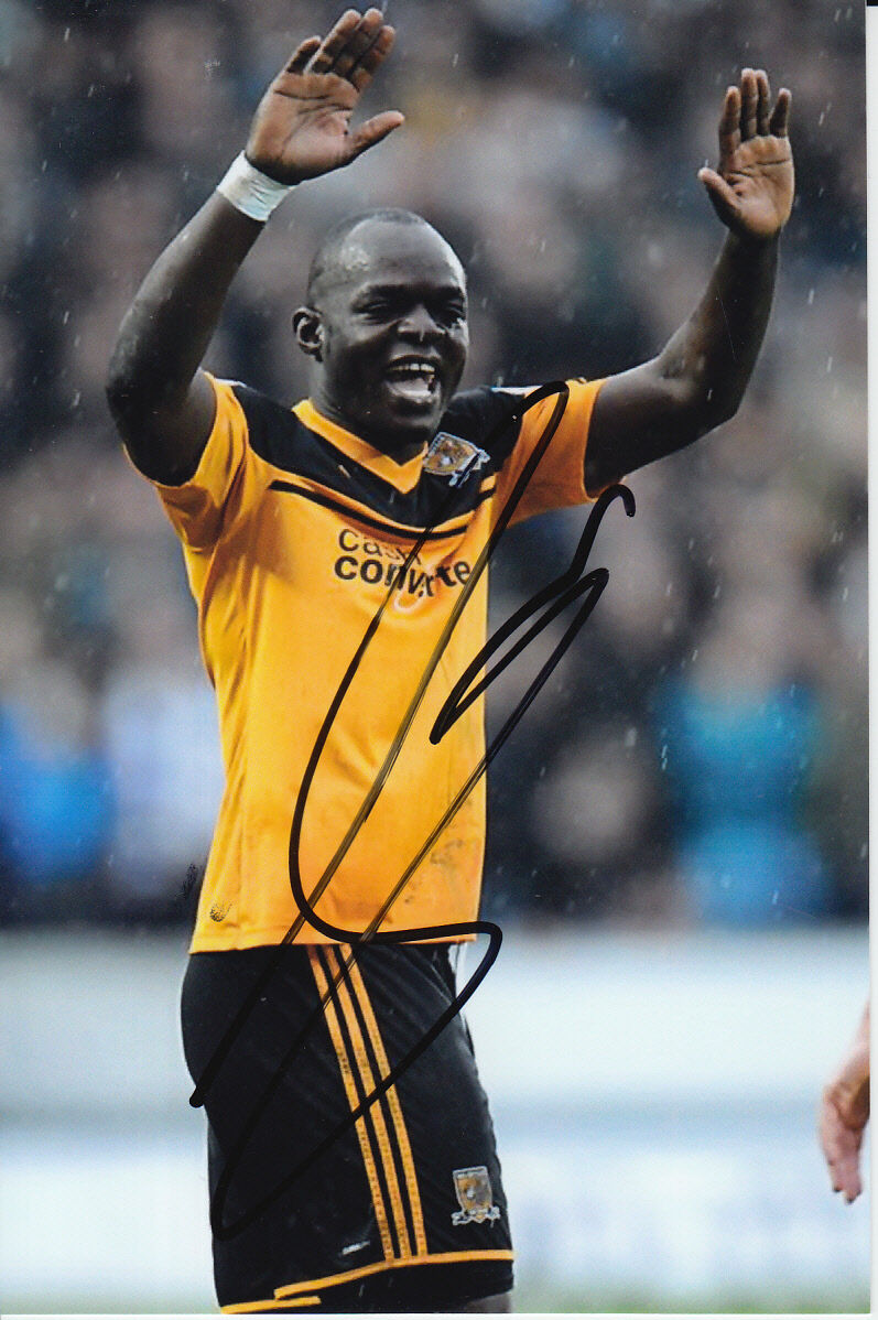 HULL CITY HAND SIGNED ABDOULAYE FAYE 6X4 Photo Poster painting 1.