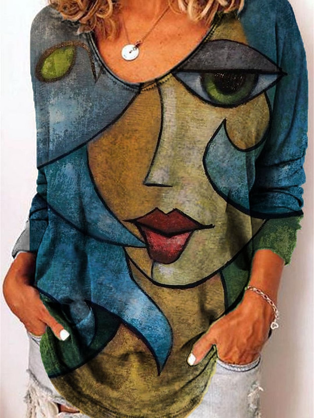 Casual Long Sleeve Shift Shirts & Tops