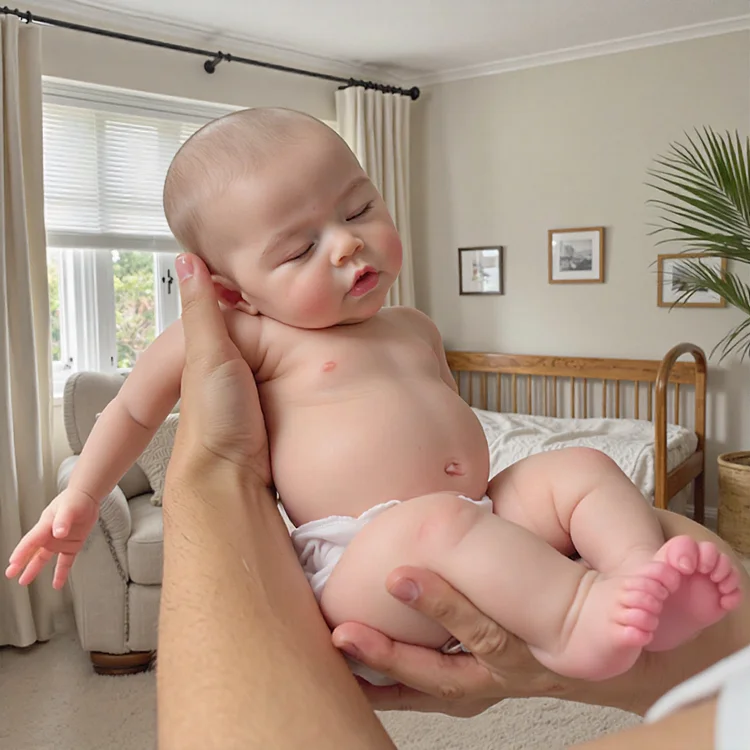 12"&16" Adorable Baby Boy and Girl Doll Full Body Silicone Extremely Flexible Doll Mloger and Belary