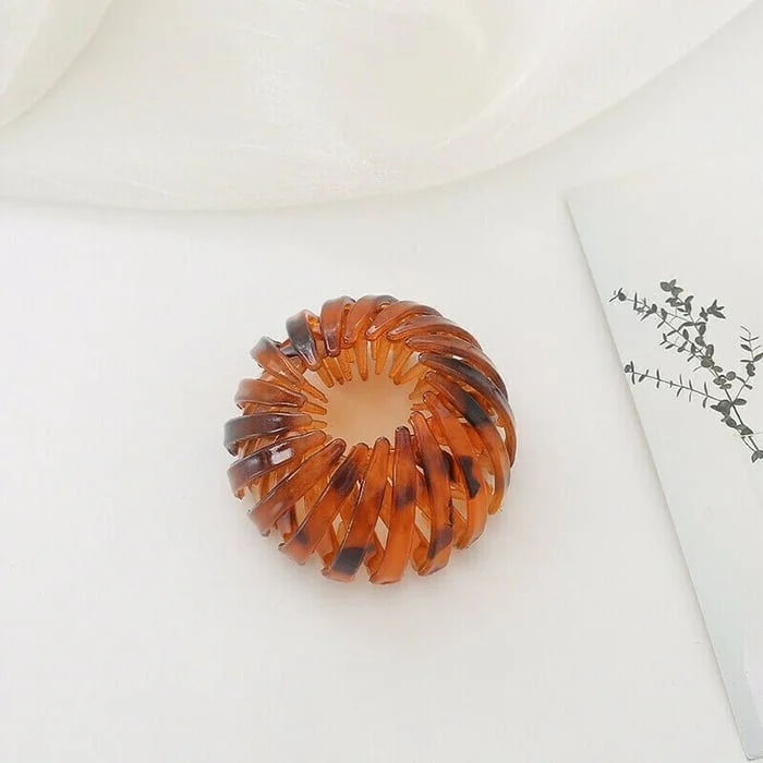 Lazy Bird's Nest Plate Hairpin
