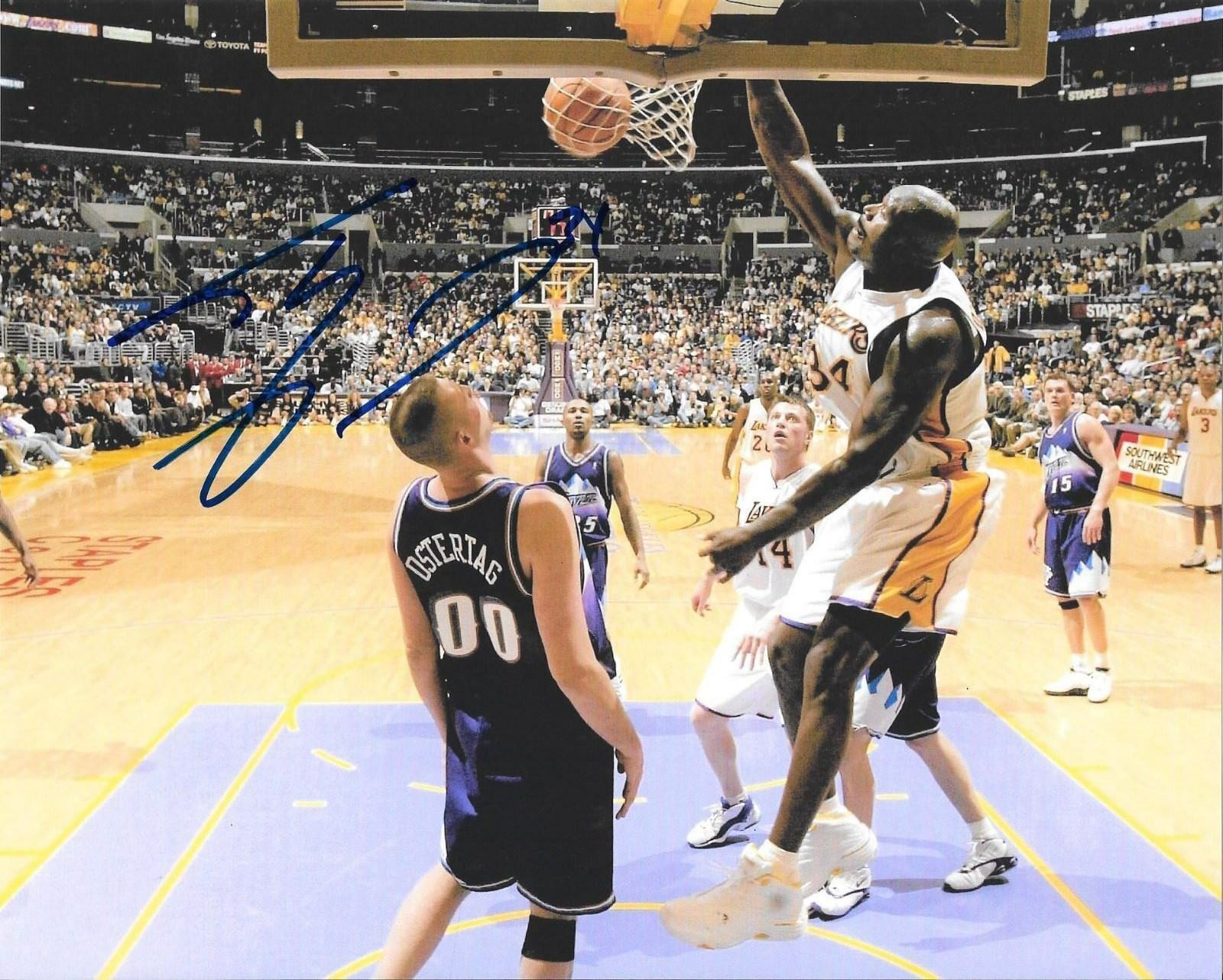 Shaquille O’Neal Shaq Autographed Signed 8x10 Photo Poster painting ( HOF Lakers ) REPRINT ,