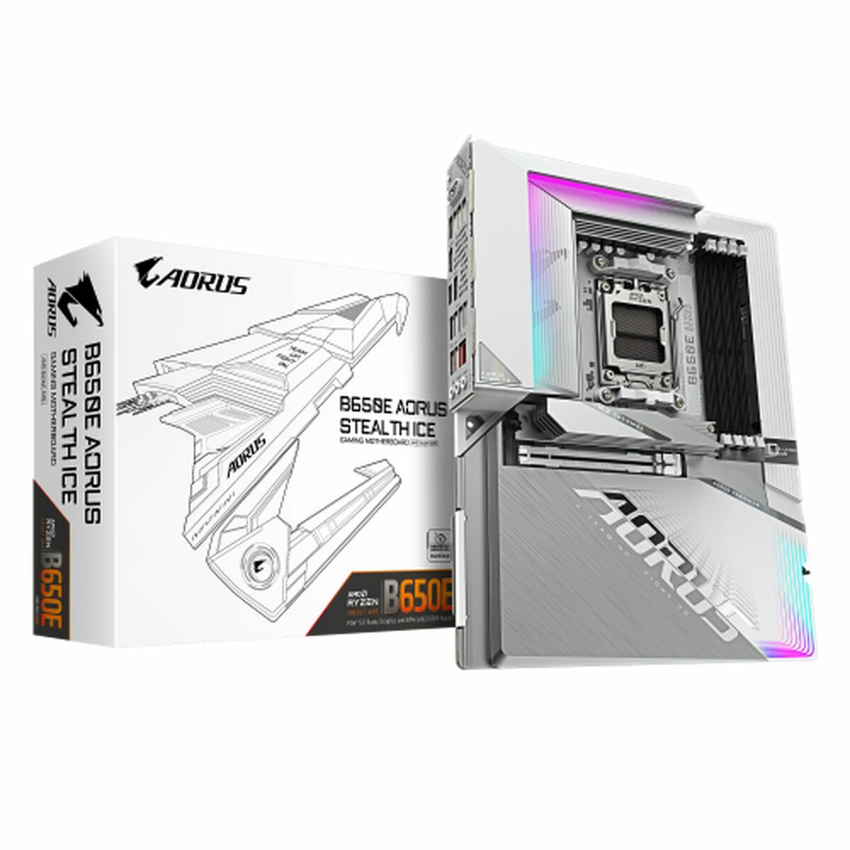 Motherboard Gigabyte B650E AORUS STEALTH ICE AMD AMD B650 AMD AM5