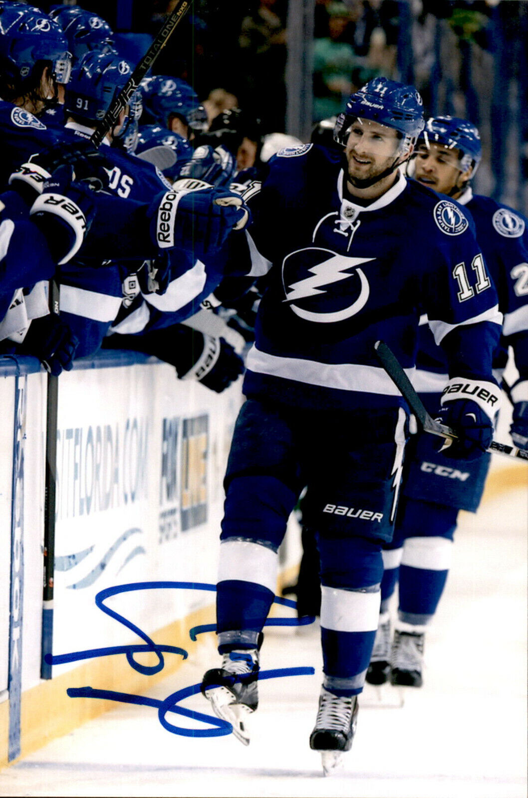 Tom Pyatt SIGNED autographed 4x6 Photo Poster painting TAMPA BAY LIGHTNING #2