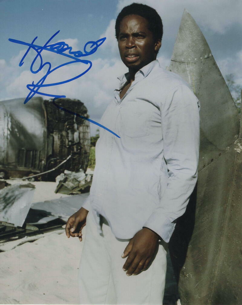 HAROLD PERRINEAU SIGNED AUTOGRAPH 8x10 Photo Poster painting - MICHAEL LOST, LINK THE MATRIX, OZ