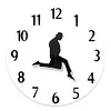 British Comedy Inspired Ministry of Silly Walk Wall Clock Silent Mute Clock