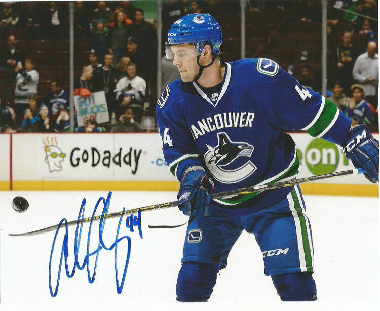 Vancouver Canucks Adam Clendening Autographed Signed 8x10 Photo Poster painting COA B