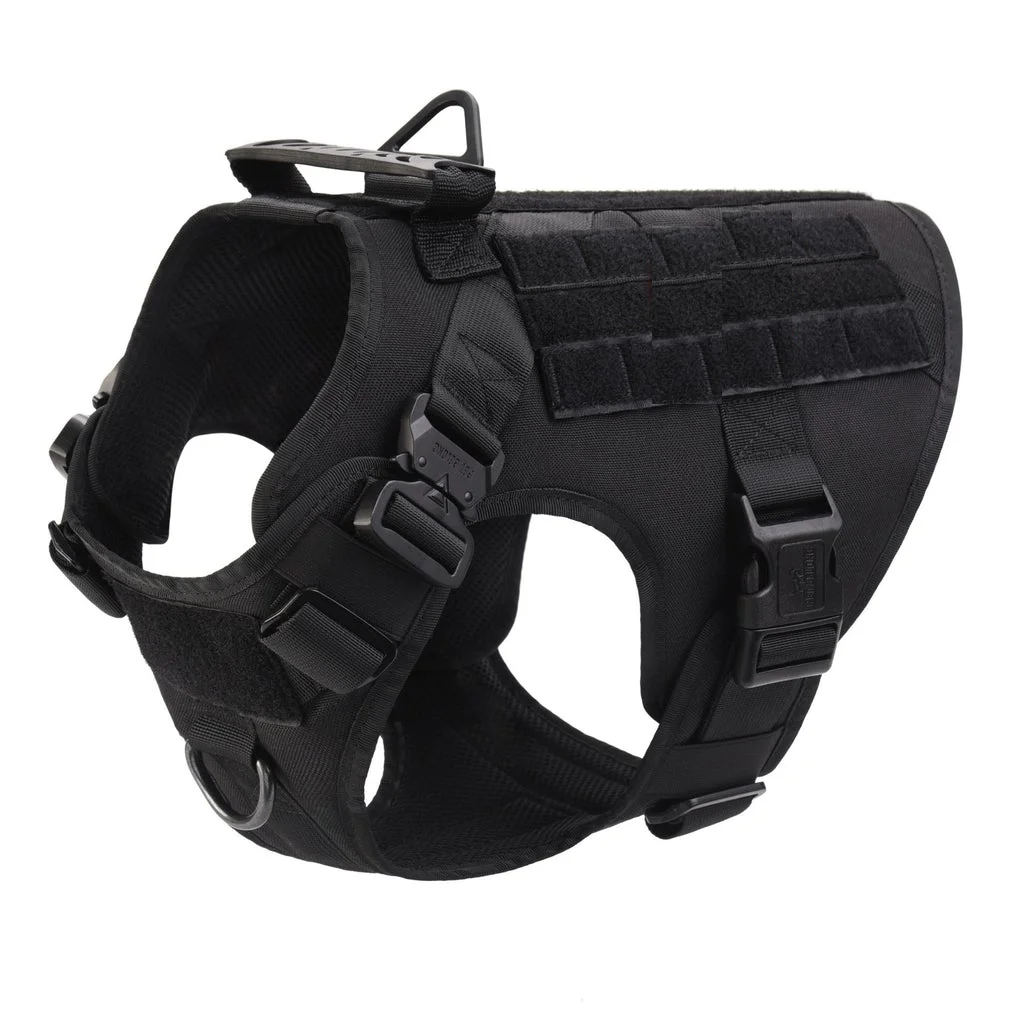 k9 Tactical No Pull Dog Harness, Military Dog tactical Vest Set